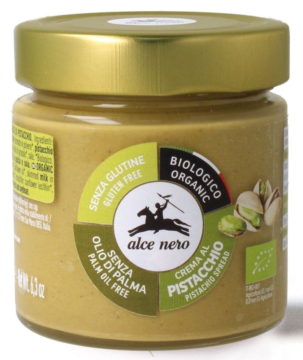 Alce Nero Pistáciový krém bez lepku BIO 180 g