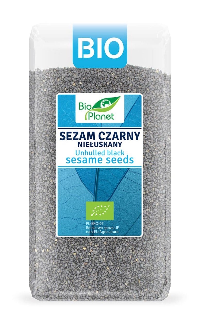 Bio Planet Sezam čierny nelúpaný BIO 400 g