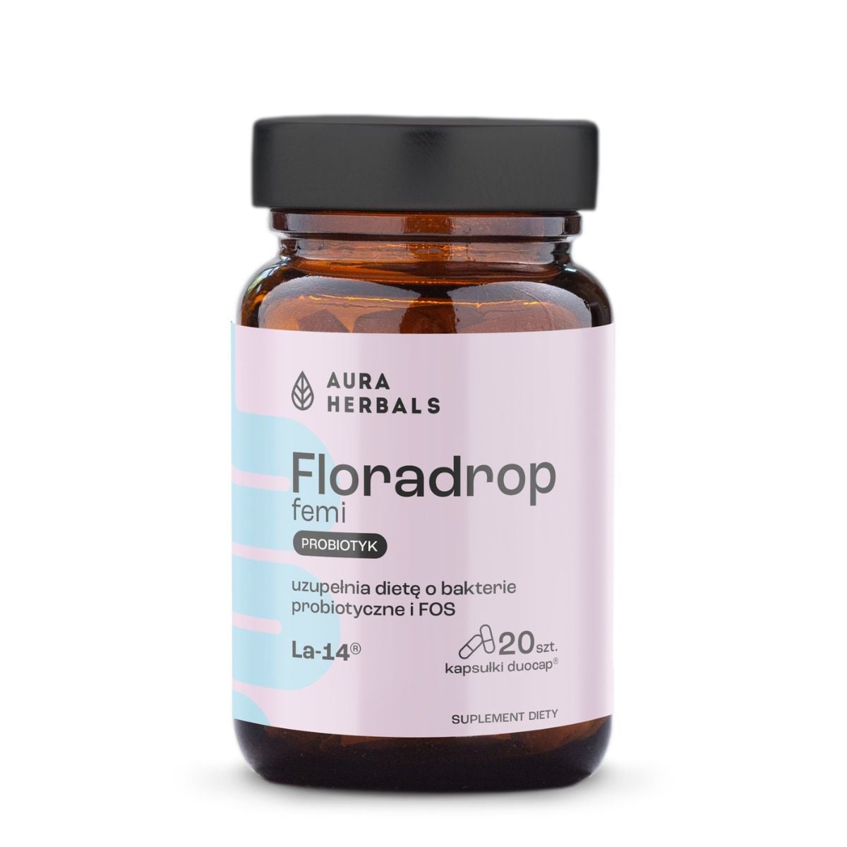 Aura Herbals Floradrop femi probiotikum 20 kapslí