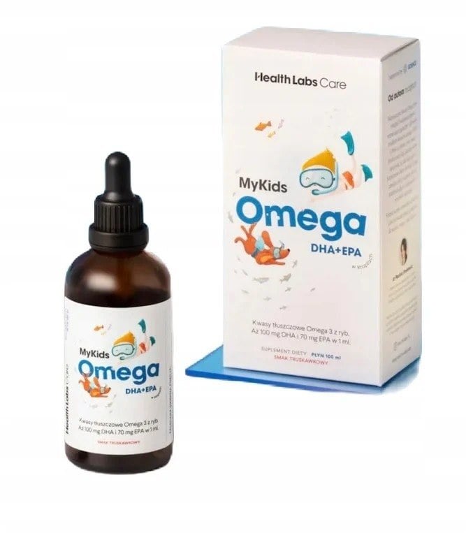 Health Labs Care MyKids Omega DHA+EPA 100 ml jahodová príchuť