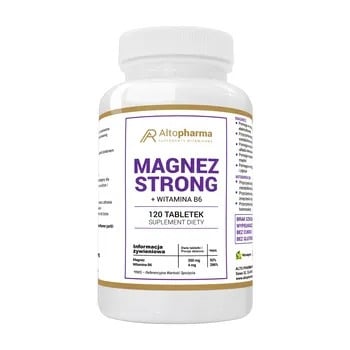Altopharma Horčík Strong + vitamín B6 120 vegánskych tabliet