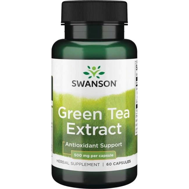 Swanson Green Tea Extract (extrakt ze zeleného čaje) 500 mg 60 kapslí