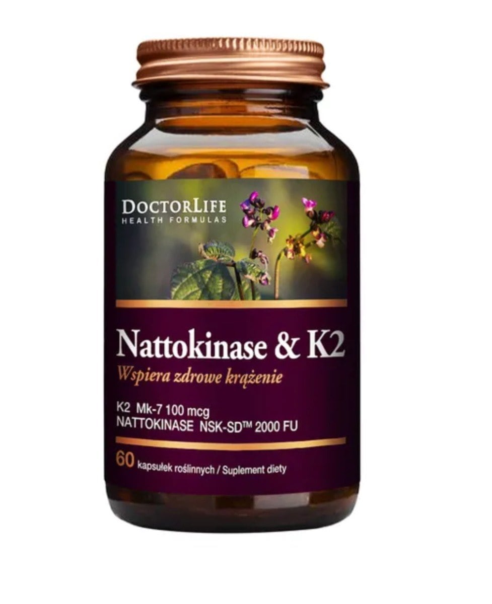 Doctor Life Nattokinase & K2 60 rastlinných kapsúl