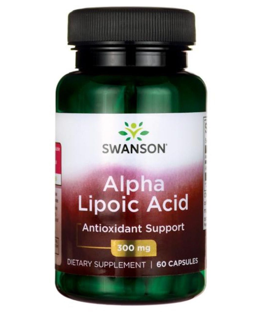 Swanson ALA kyselina alfa-lipoová 300 mg 60 kapslí