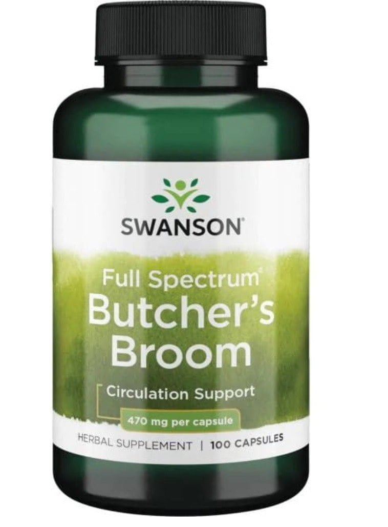 Swanson Butcher's Broom (listnatec) 470 mg 100 kapslí