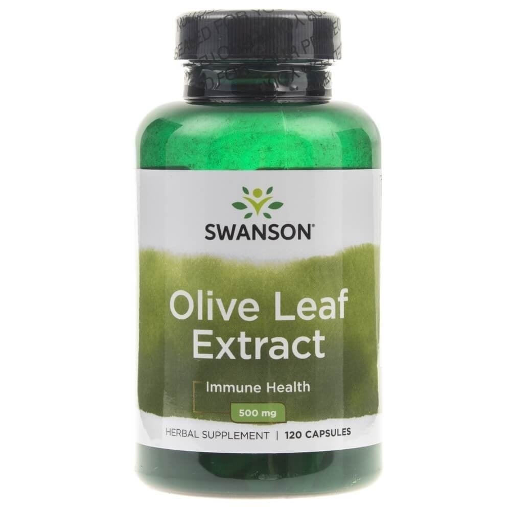 Swanson Olive Leaf Extract 500 mg 120 kapsúl
