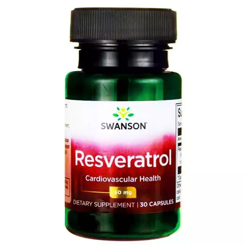 Swanson Resveratrol 50 mg 30 kapsúl