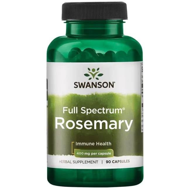 Swanson Rozmarín 400 mg 90 kapsúl