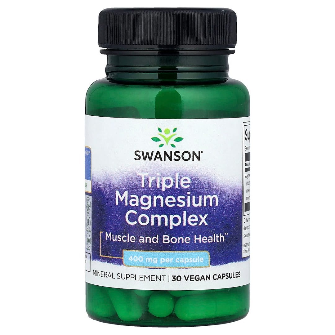 Swanson Triple Magnesium Complex 30 kapsúl