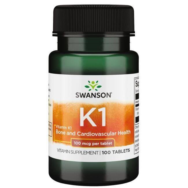 Swanson Vitamín K1 100 µg 100 tabliet