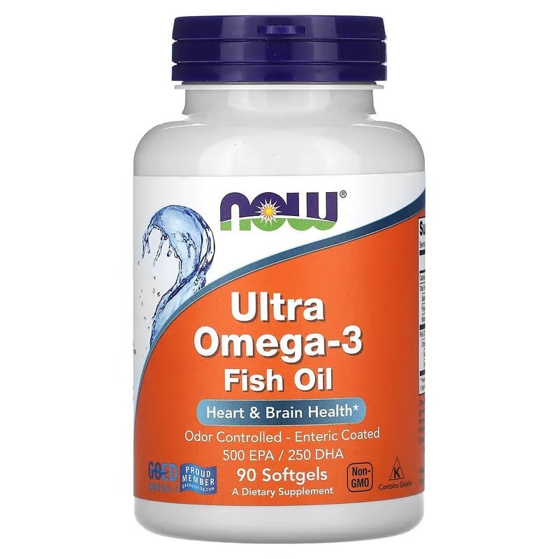 Now Foods Ultra Omega-3 500 EPA 250 DHA 90 gélových kapsúl
