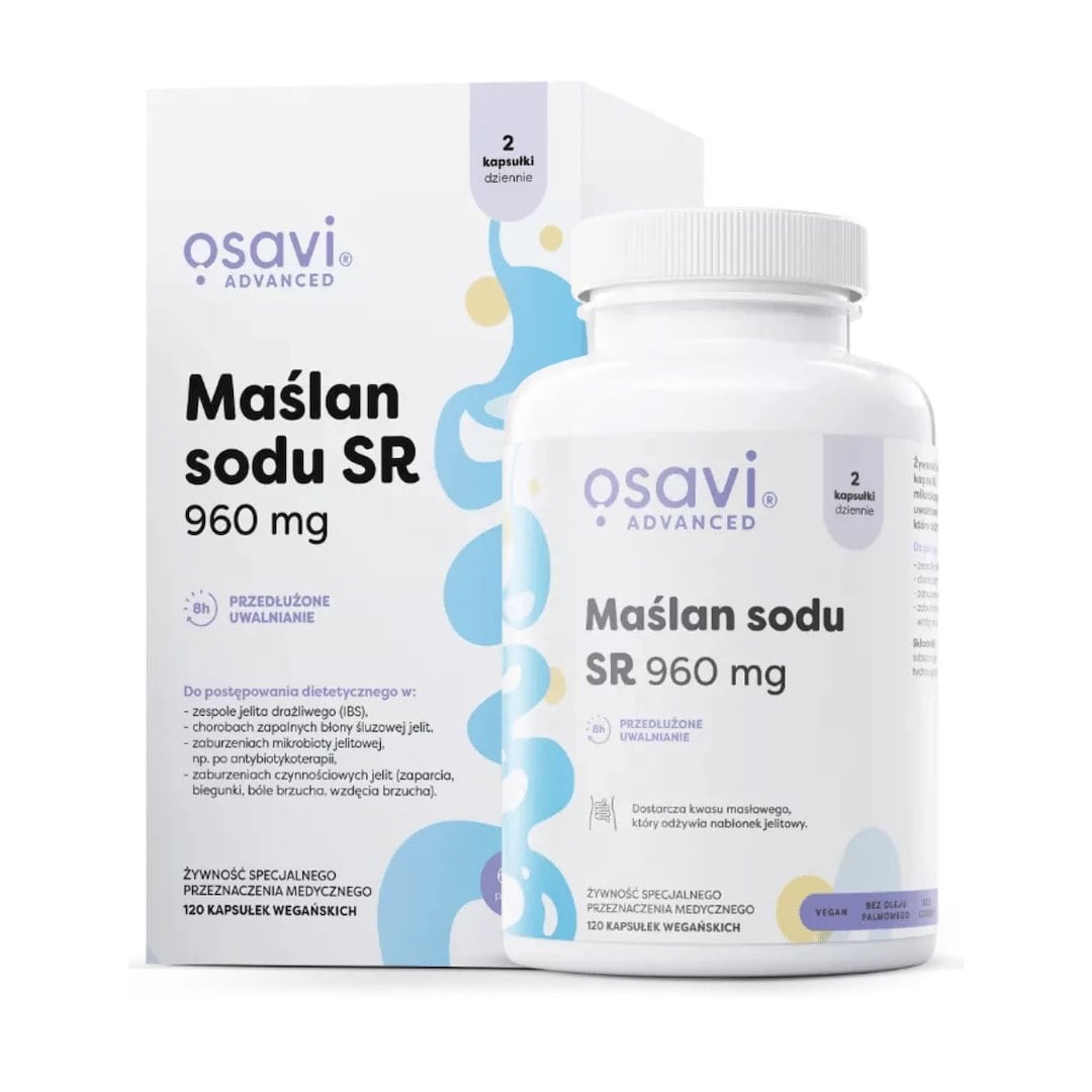 Osavi Butyrát sodný SR 960 mg 120 vegánskych kapsúl