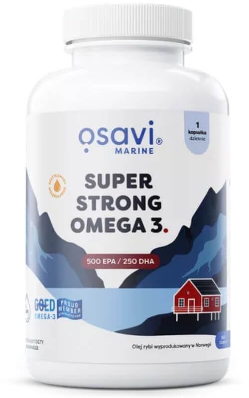 Osavi Super Strong Omega 3 Marine 500 EPA 250 DHA 90 gélových kapsúl