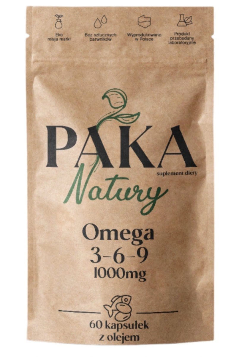 Paka Natury Omega 3-6-9 1000 mg ALA EPA DHA 60 mäkkých kapsúl