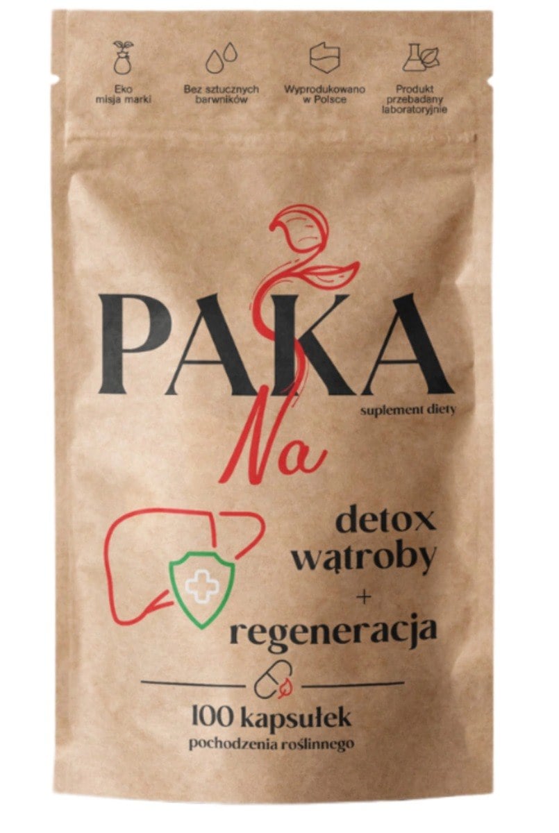 Paka Natury Na detox jater + regenerace 100 kapslí
