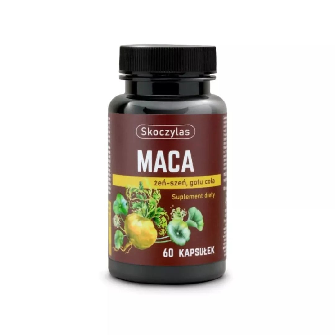 Skoczylas Maca, ženšen, gotu kola 60 kapsúl