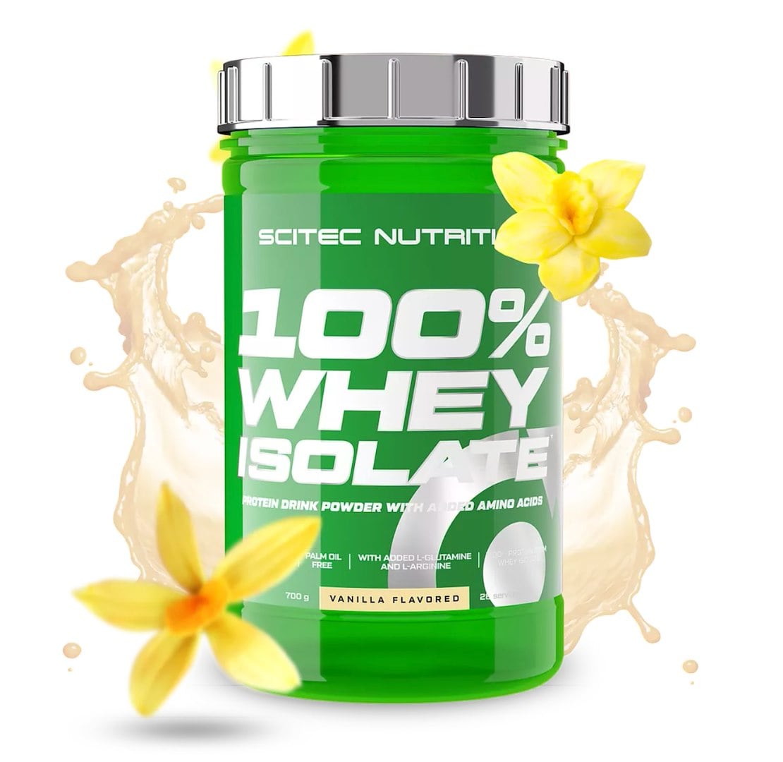 Scitec Nutrition 100% Whey Isolate 700 g vanilková příchuť