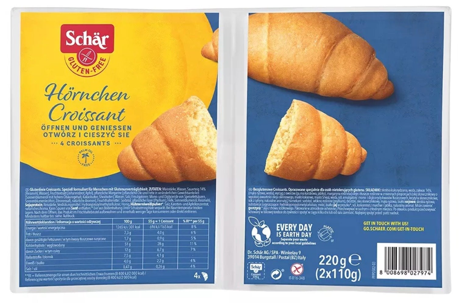 Schar Croissant 2 × 110 g (220 g)