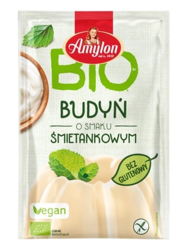 Amylon Puding so smotanovou príchuťou bez lepku BIO 40 g