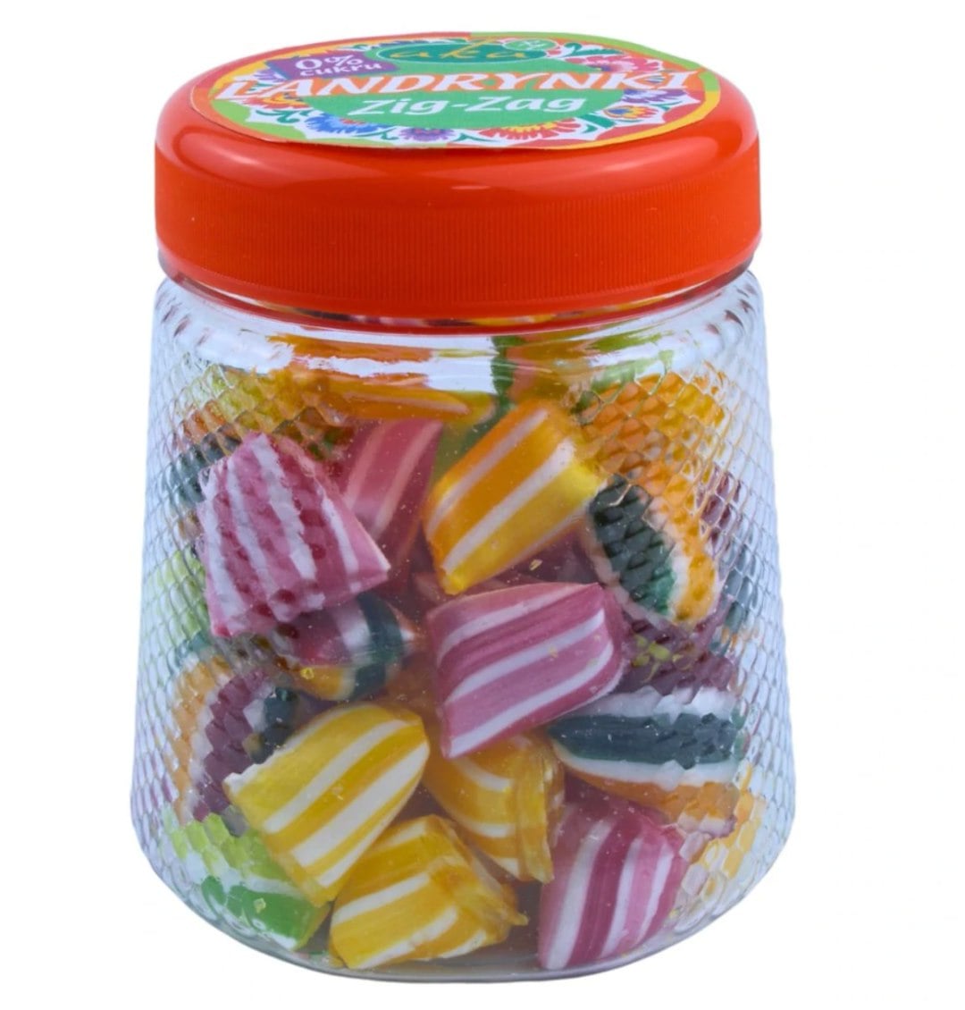 AKA ovocné bonbony 0 % cukru Zig-Zag 160 g