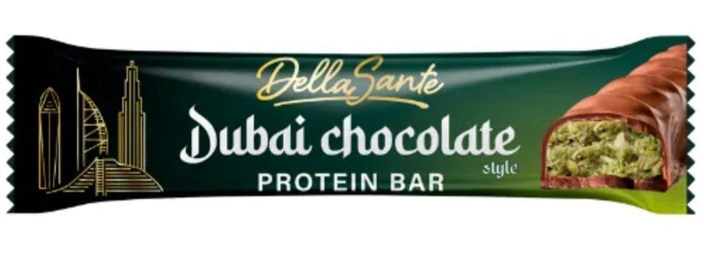 Della Sante Dubai Chocolate Style Protein Bar 45 g