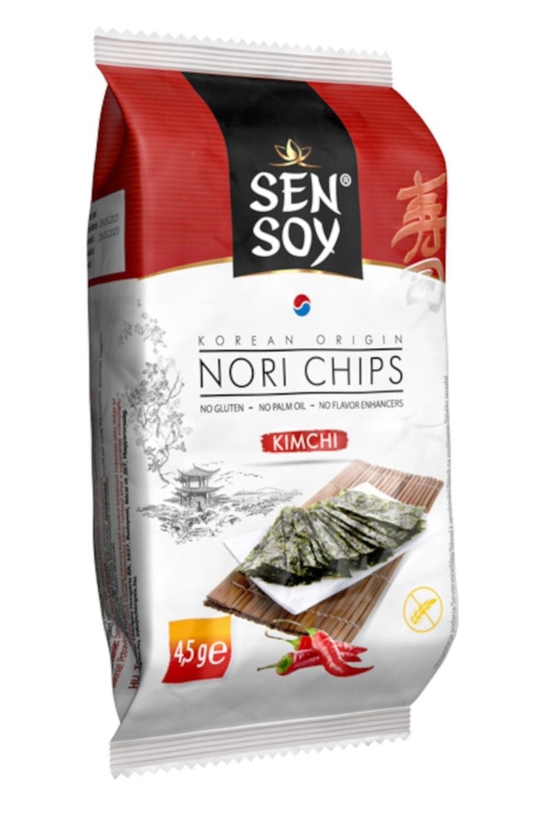 SEN SOY Chipsy z rias nori Kimchi bezlepkové 4,5 g