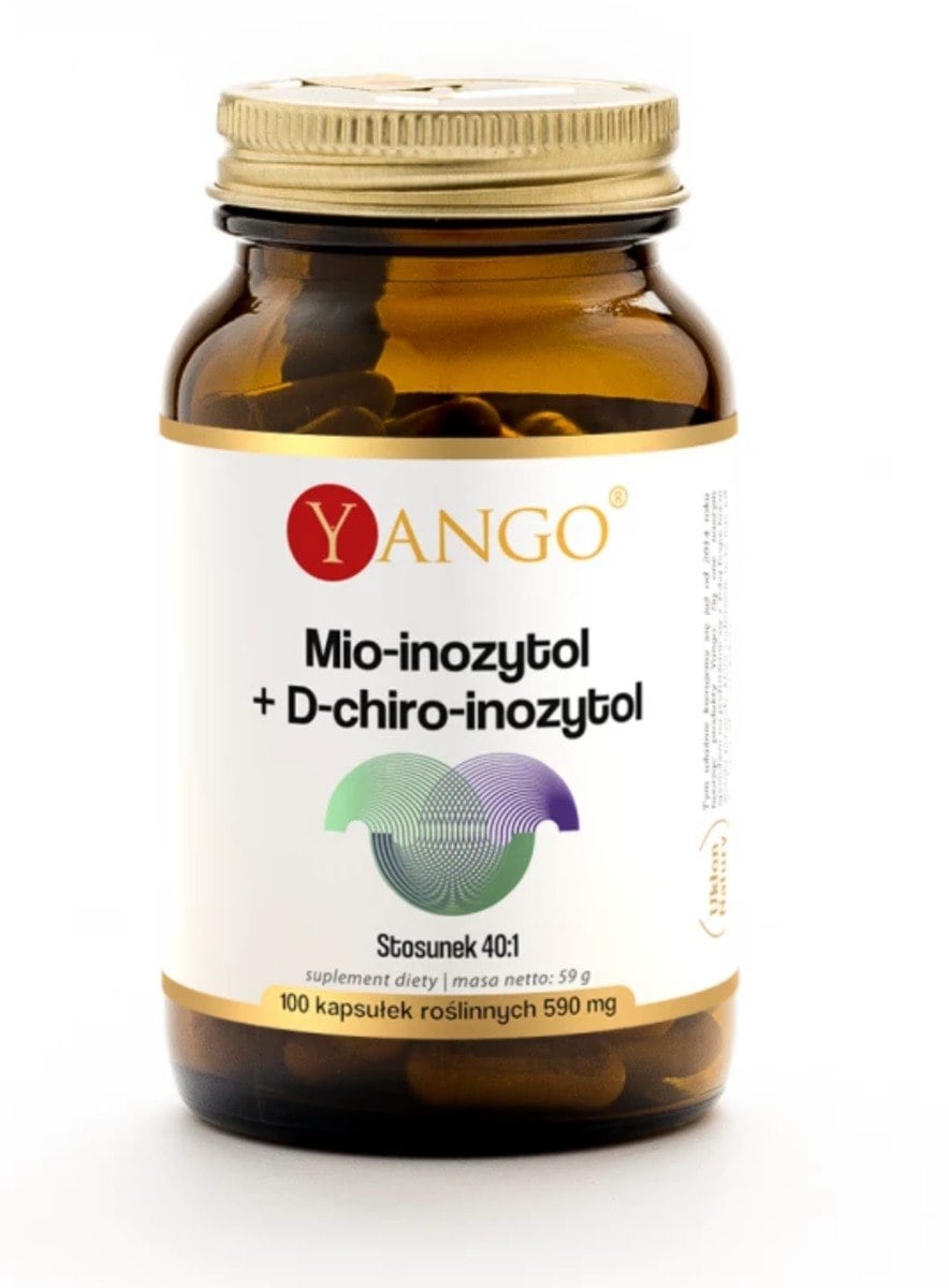 Yango Myo-inozitol + D-chiro-inozitol 100 kapsúl