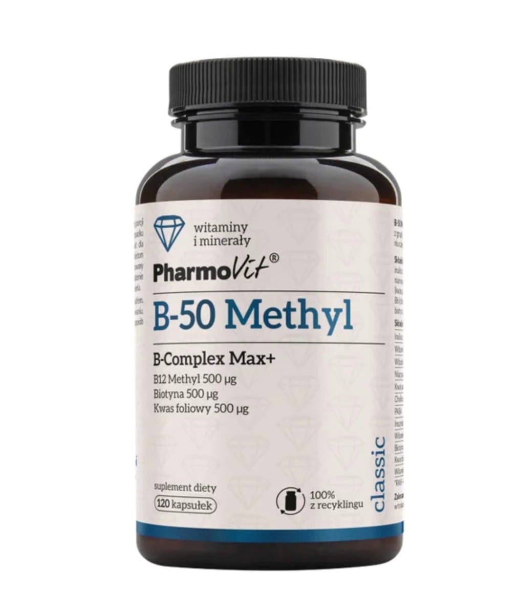 Pharmovit B-50 Methyl B-Complex 120 kapsúl