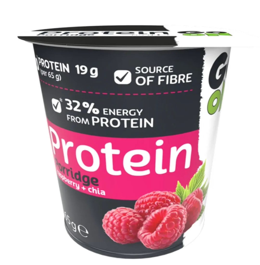 Sante Go On proteínová ovsená kaša s malinou a chia v pohári 65 g
