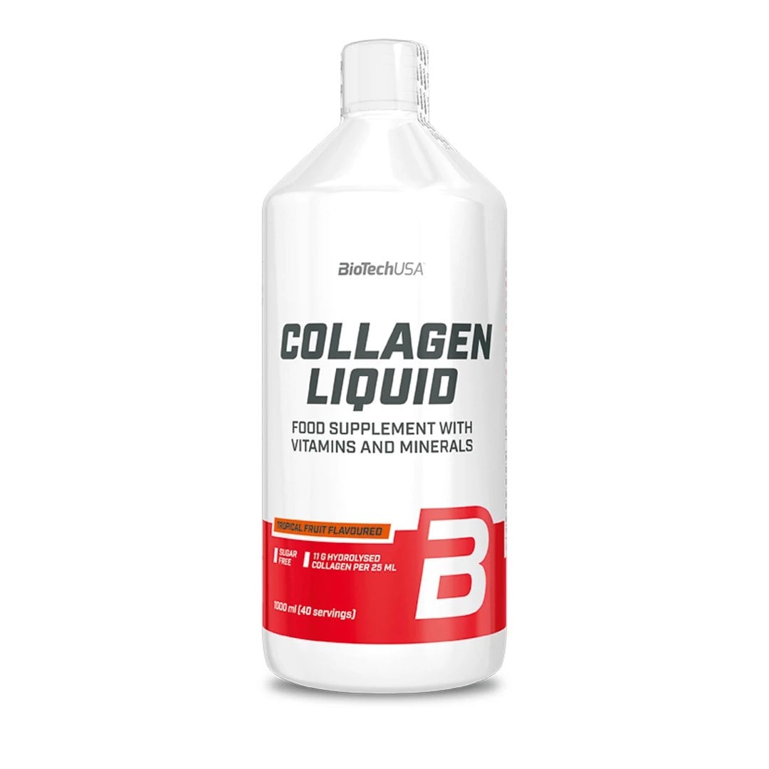 BioTech USA Collagen Liquid 1000 ml s príchuťou tropického ovocia