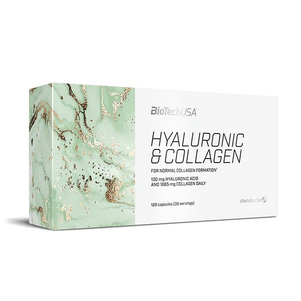 BioTech USA Hyaluronic & Collagen 120 kapslí