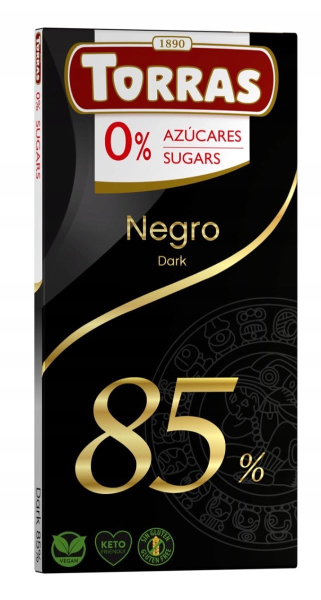Torras horká čokoláda 85 % kakaa bez pridaného cukru 75 g