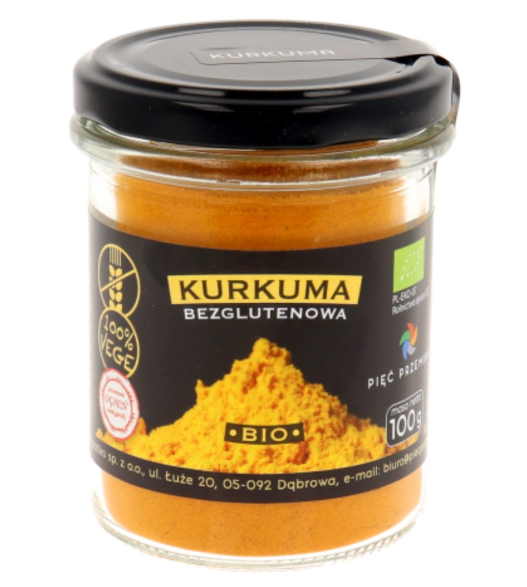Pięć Przemian Kurkuma bezlepková BIO 100 g