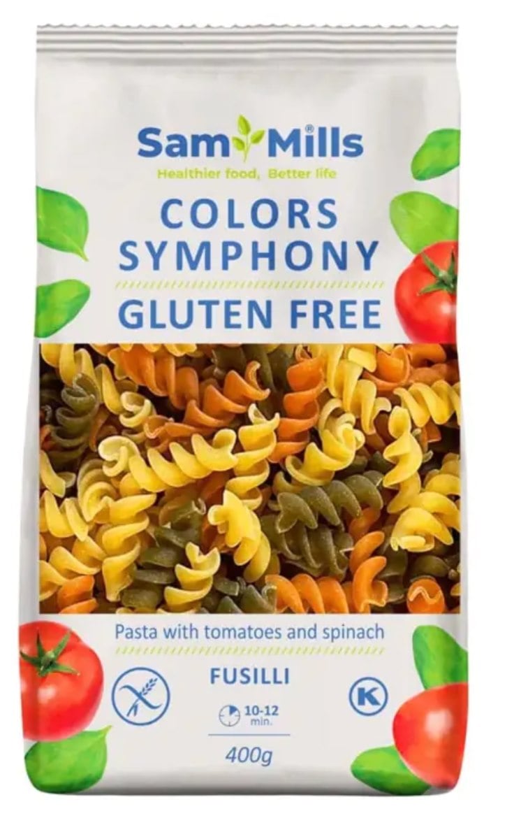 Sam Mills Bezlepkové cestoviny trojfarebné vretená (fusilli) 400 g