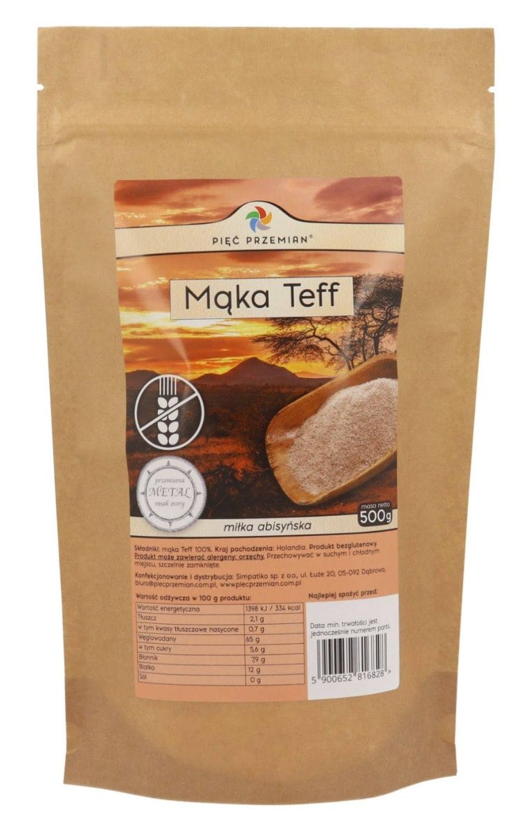 Pięć Przemian Teffová mouka bezlepková 500 g