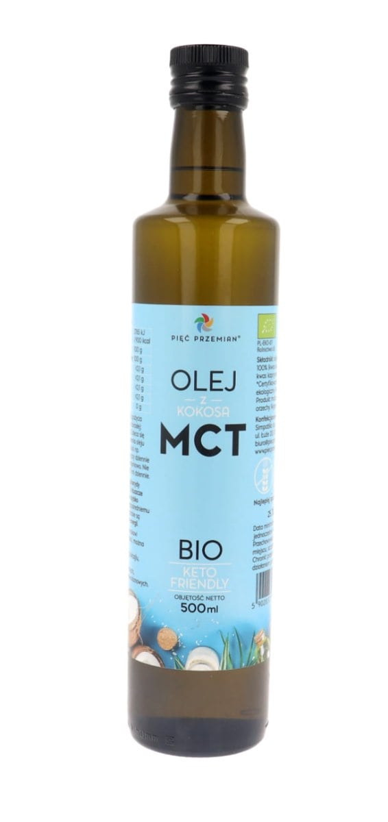 Pięć Przemian Olej MCT z kokosu BIO 500 ml