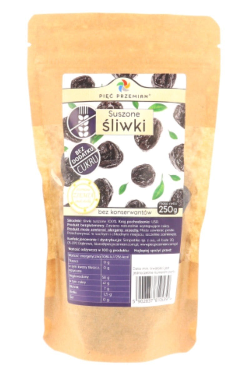 Pięć Przemian Sušené slivky bez konzervačných látok 250 g