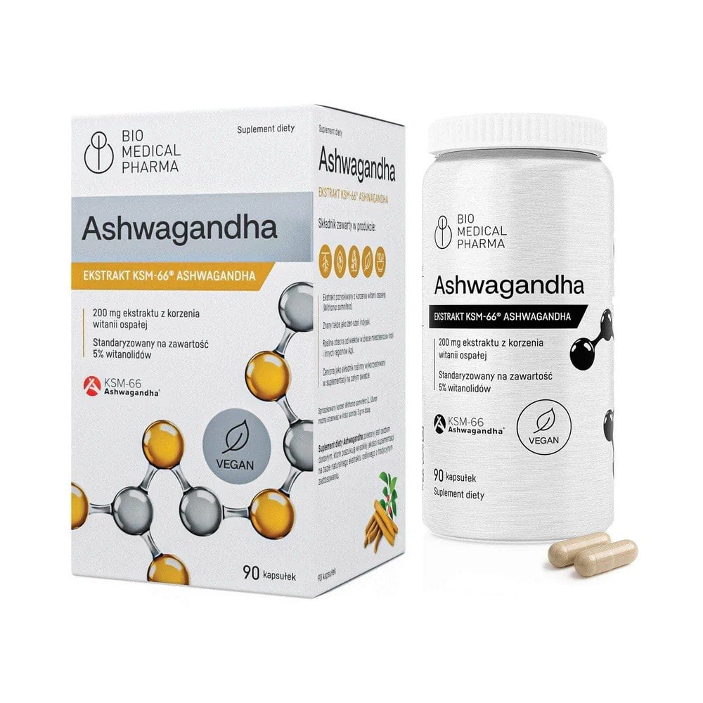 Bio Medical Pharma Ashwagandha KSM-66 90 kapslí
