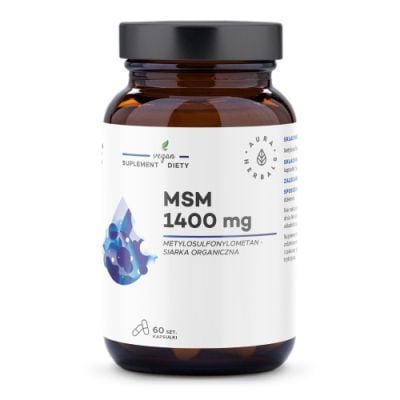 Aura Herbals MSM 1400 mg organická síra 60 kapslí