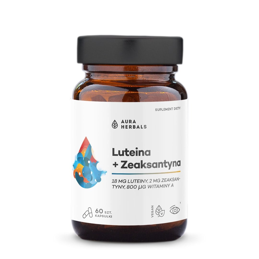 Aura Herbals Luteín + zeaxantín + vitamín A 60 kapsúl