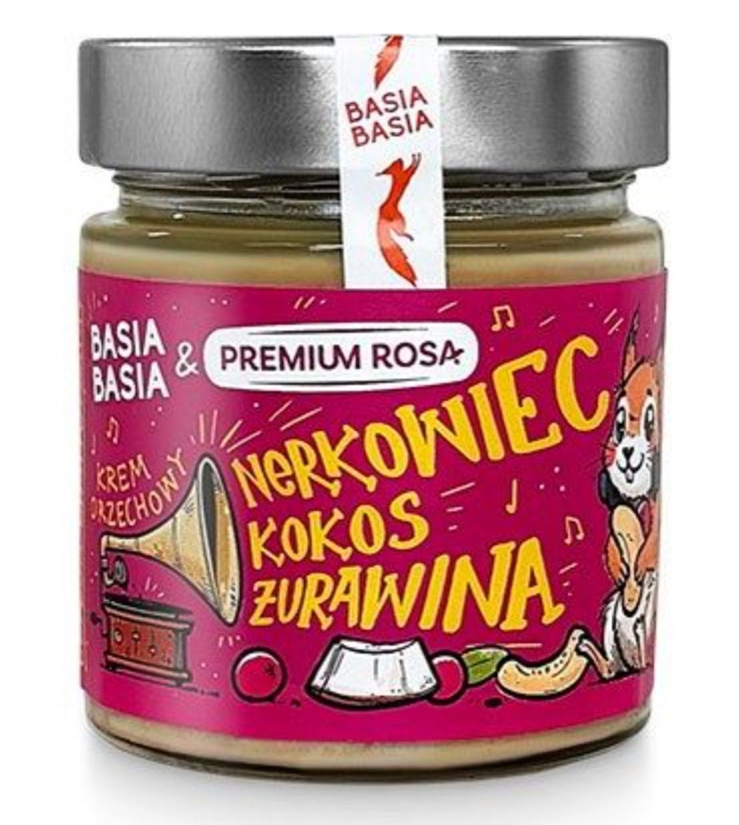Alpi BasiaBasia & Premium Rosa krém kešu, kokos a brusnica 195 g
