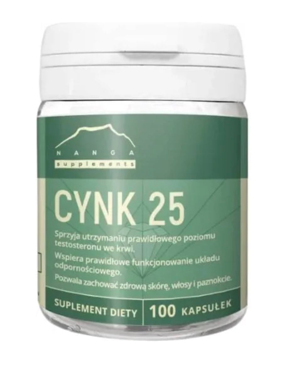 Nanga Pikolinát zinku 125 mg 100 kapslí