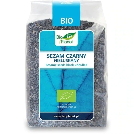 Bio Planet Sezam čierny nelúpaný BIO 200 g
