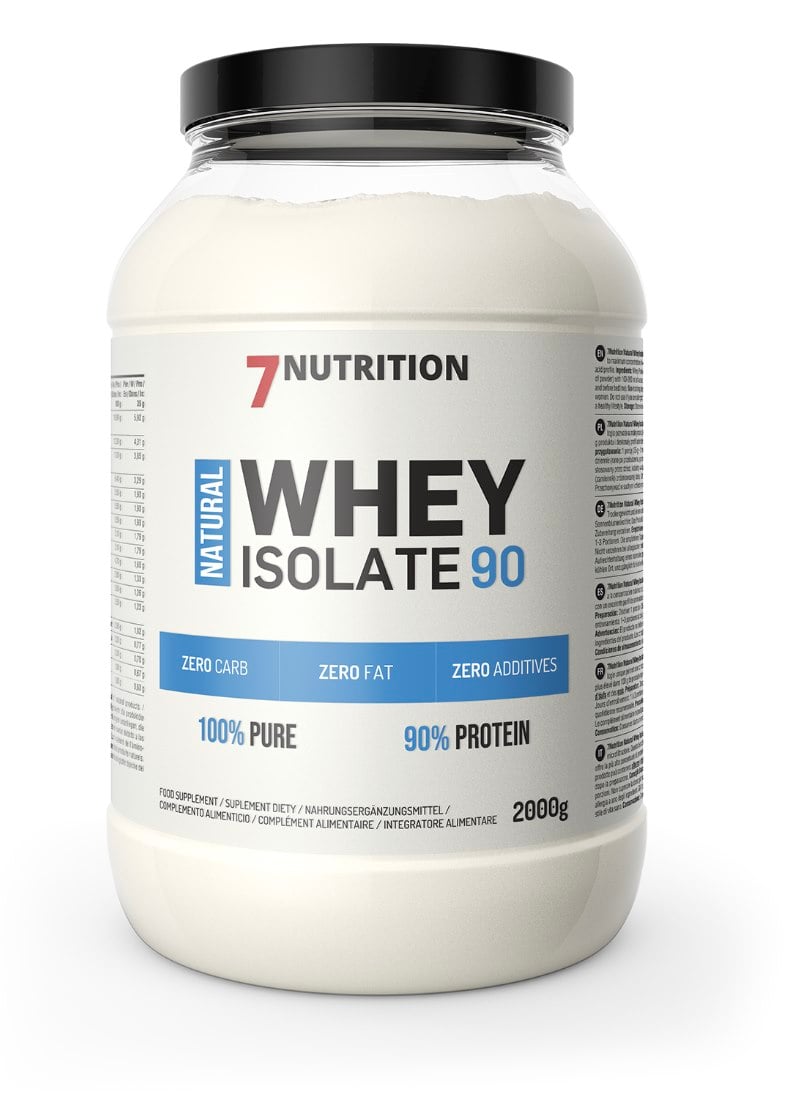 7Nutrition Natural WPI Whey Isolate 90 2000 g přírodní chuť