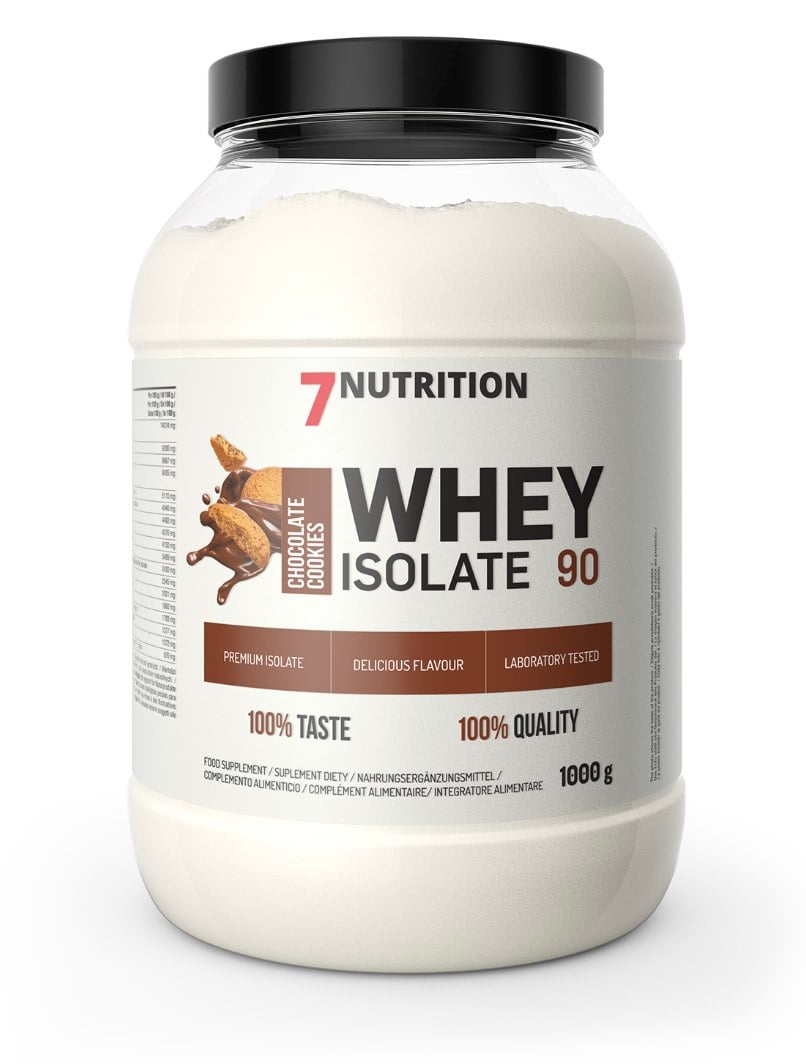 7Nutrition Whey Isolate 90 1 kg příchuť čokoládová sušenka