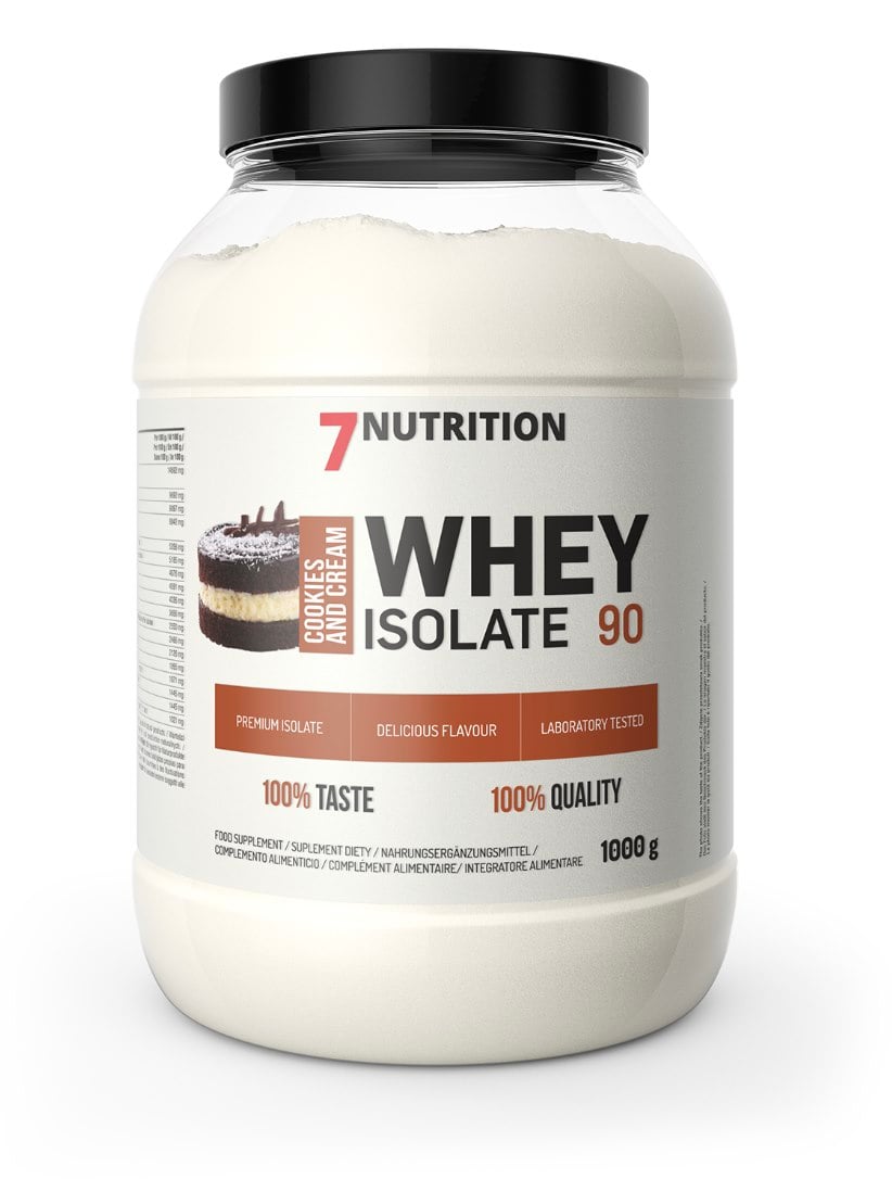 7Nutrition Whey Isolate 90 1 kg příchuť sušenka s krémem