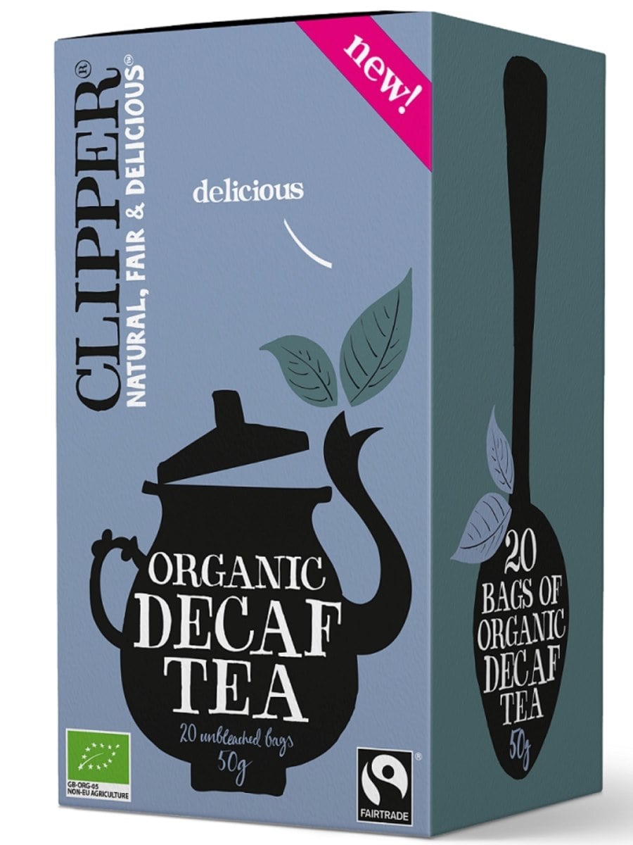 Clipper Černý čaj bez teinu Fair Trade BIO (20 x 2,5 g) 50 g