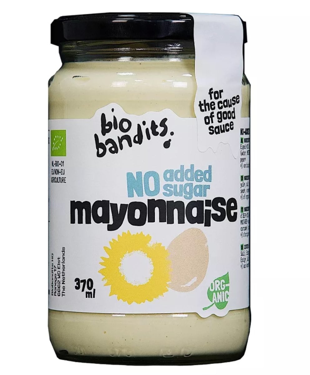 BIO BANDITS Vaječná majonéza bez cukru BIO 370 ml