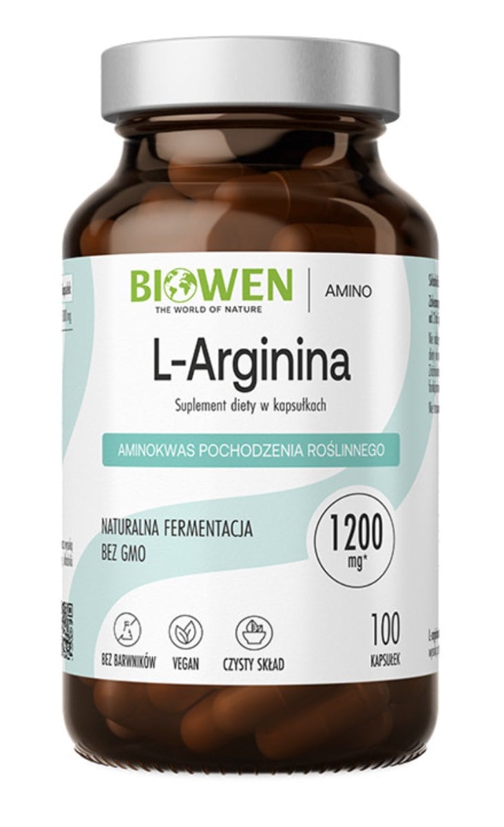 Biowen L-arginin 100 kapslí