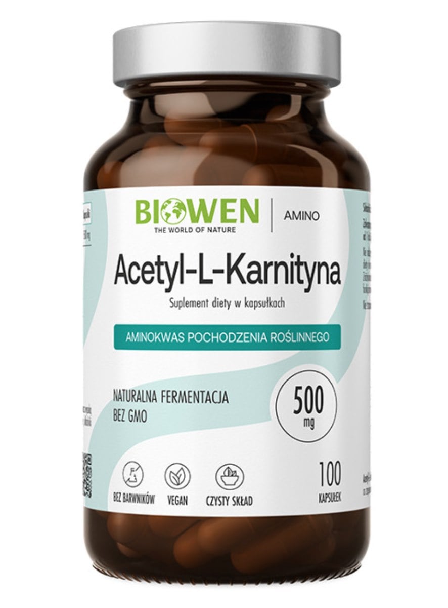 Biowen Acetyl-L-karnitín 100 kapsúl